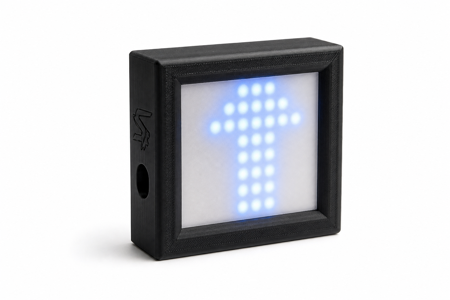 iFlag studio product shot showing the illuminated directional display.
